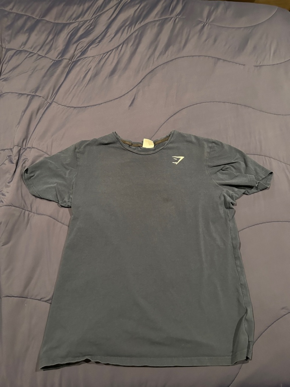 Gymshark Men's Short Sleeve Crew Tee in Navy Blue